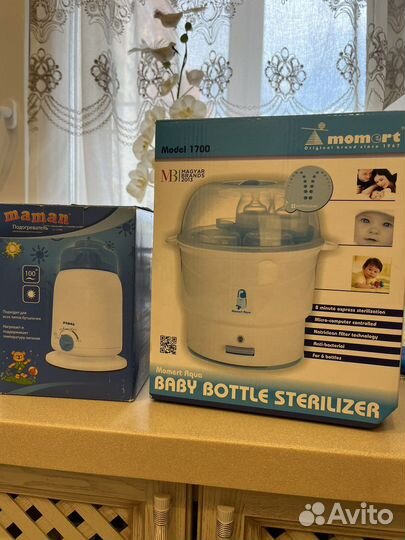 Стерилизатор momert подогреватель бутылочек maman