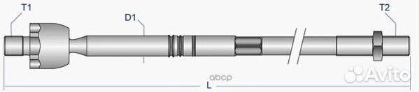Осевая Тяга Передний L/R voax2408 Moog
