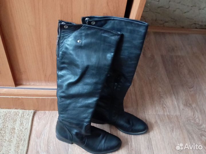 Сапоги женские натуральная кожа 38размер