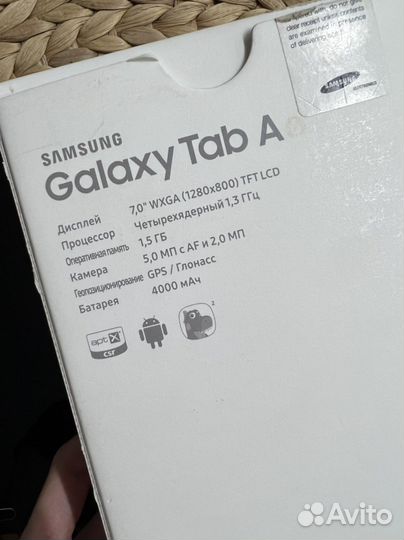 Планшет samsung galaxy tab a6