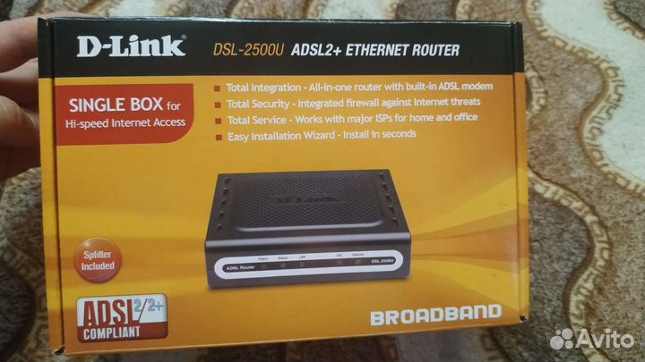 Adsl Модем d link 2500u