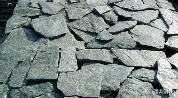 Сланец колотый зеленый (30-40 мм)