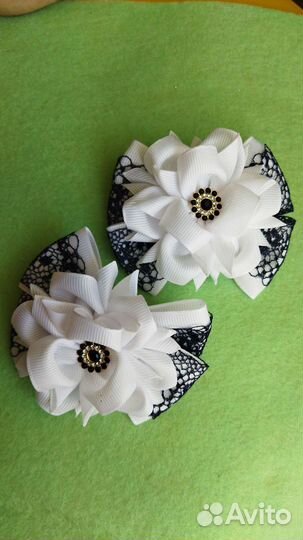 Школьные бантики ручной работы