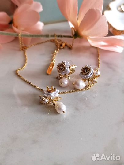 Серьги и кулон Les Nereides