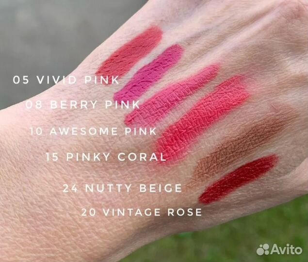 Тинт для губ ягодно-розового оттенка 08
