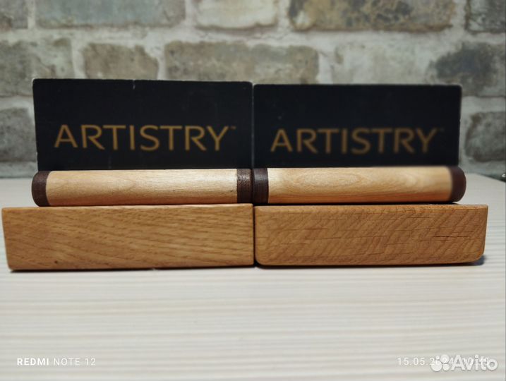 Визитница/держатель из дерева с магнитами