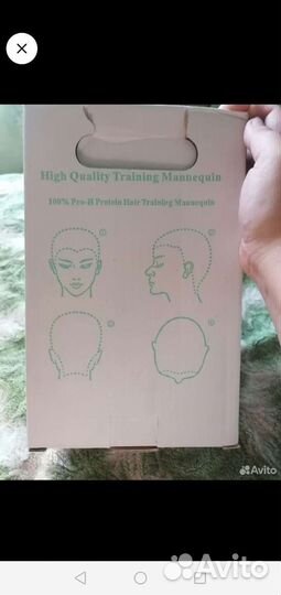 Голова манекен учебная Dewal fl-2022xl