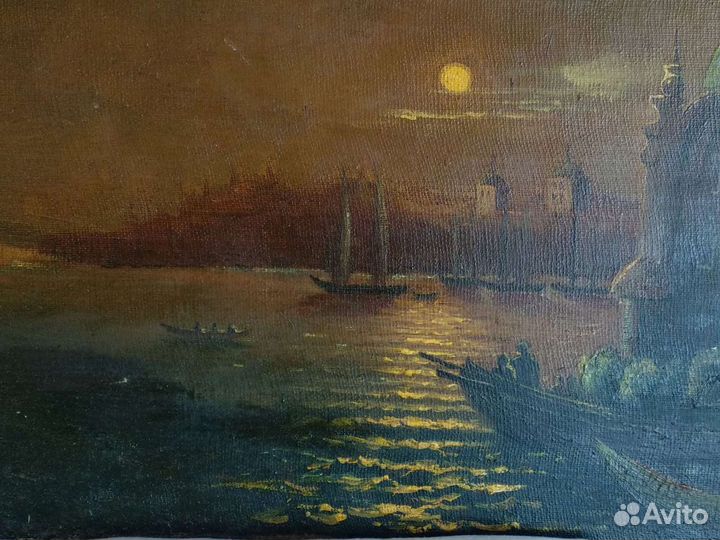 Старинная картина 19 века