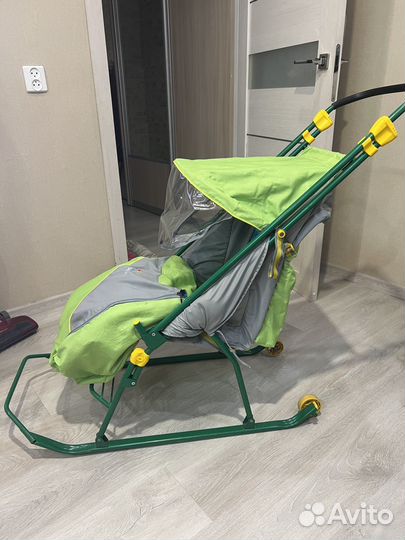 Детские санки коляска бу