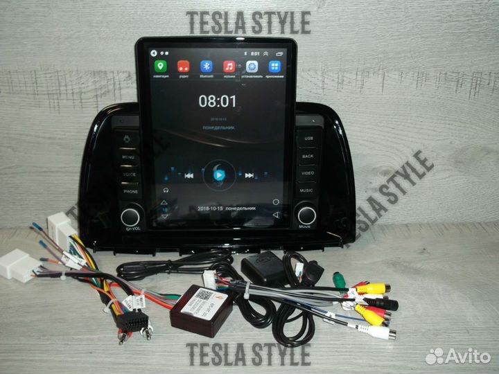 Магнитола Mazda CX-5 Tesla Android GPS