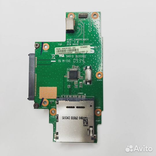 Плата подключения жесткого диска Картридер Asus K5