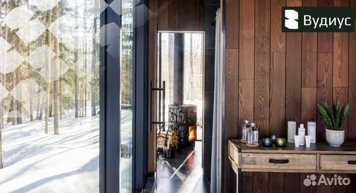 Модульный дом с сауной для глэмпинга
