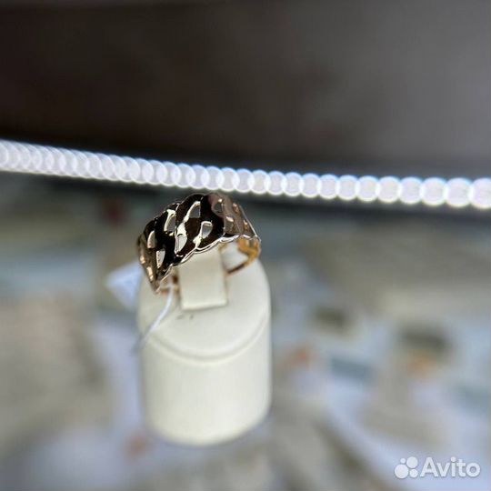 Золотое кольцо женское 585 новое золото