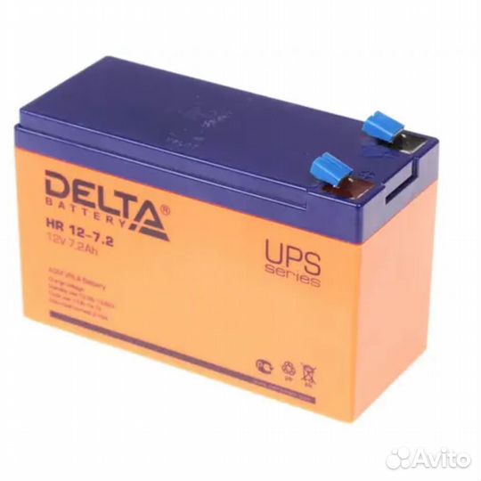 Батарея Delta HR 12-7.2, 12V 7.2Ah #67632