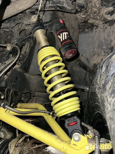 Амортизаторы YIT на aodes, задние пружины усилены