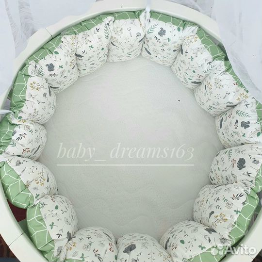 Бортики в детскую кроватку