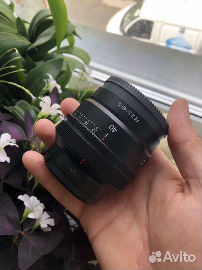 Объектив sony 40mm g f2.5