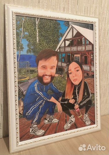 Портрет, шарж по фото на заказ