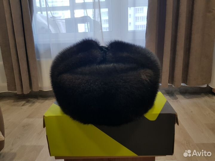 Норковая шапка мужская