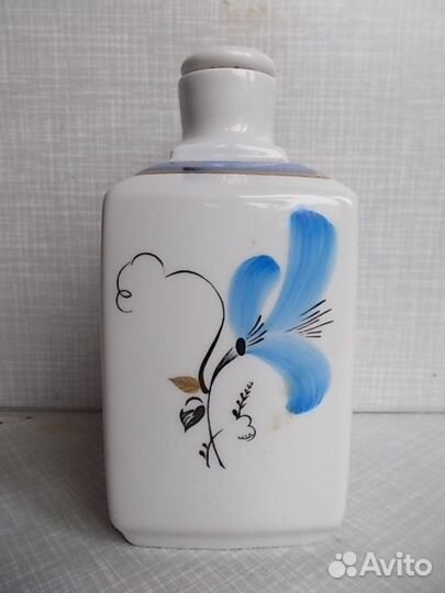 Чайница фарфор лфз, сахарница стекло. винтаж