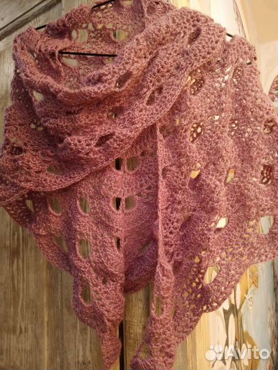 Платок шаль ручная работа