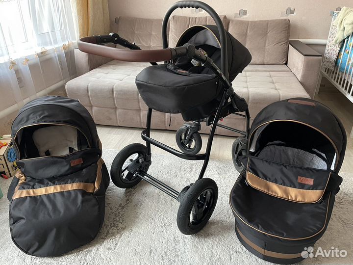 Детская коляска 3 в 1 Verdi Optima Limited (gold)