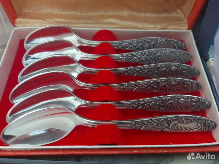 Чайные и кофейные ложки мельхиор СССР