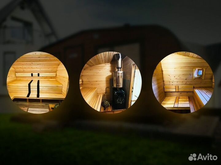 Баня Бочка из Кедра gh - 6