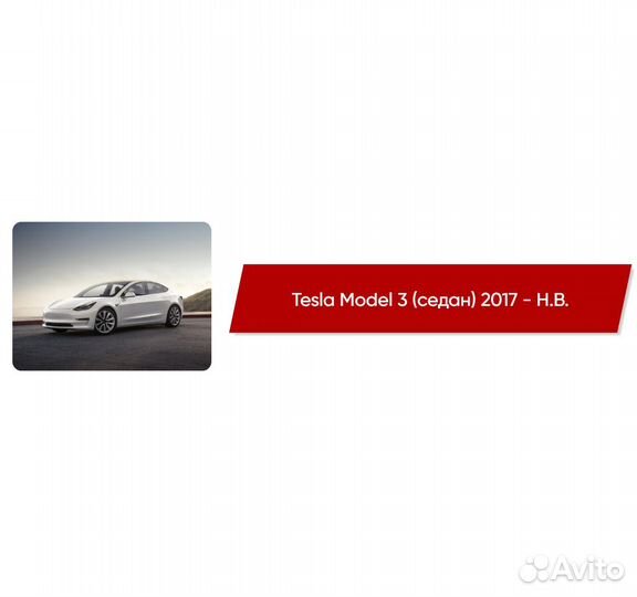 Коврик в багажник Tesla Model 3 2017 - Н.В