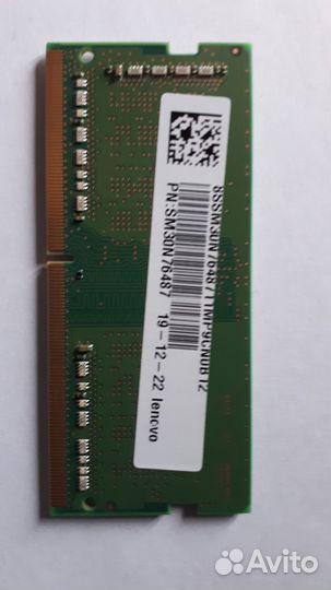 Sodimm DDR4 4Gb RAM/озу для ноутбука