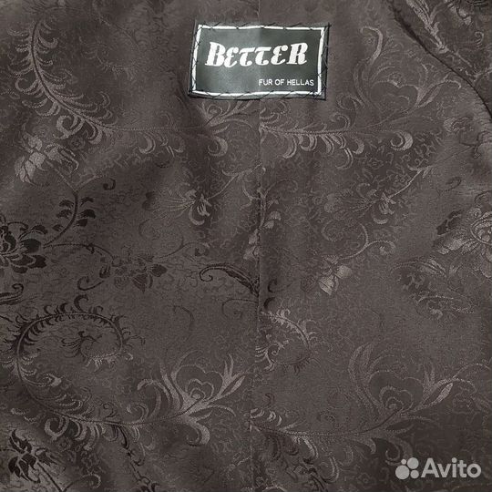 Шуба норковая с капюшоном, 50-56, ог- 125