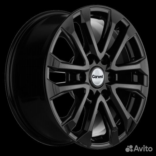 Carwel Пур 1805 (Toyota LC Prado) 7,5x18 6/139,7 ET25 d-106,1 BL (Арт.110942)