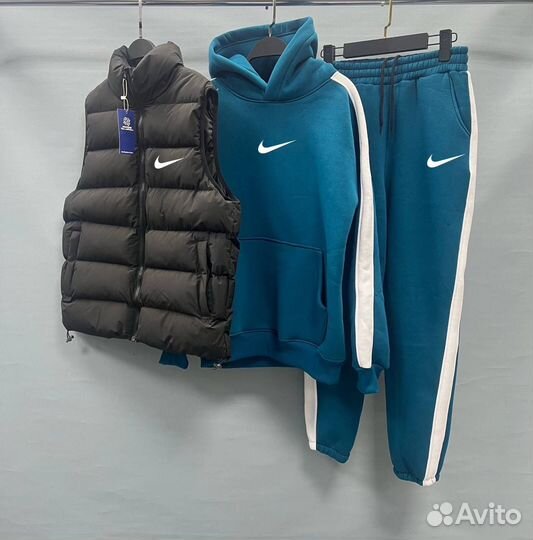 Спортивный костюм мужской зимний тройка Nike