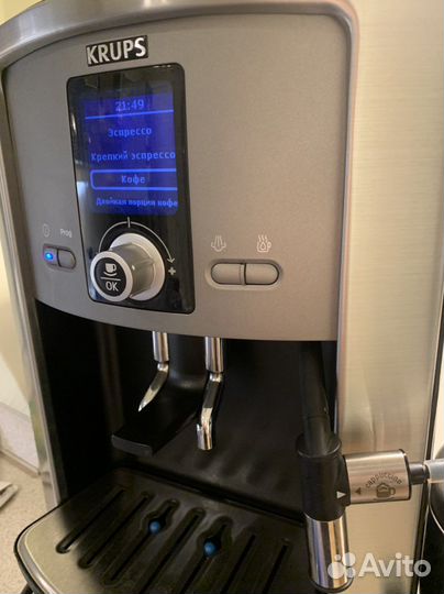 Кофемашина krups EA8050 с капучинатором