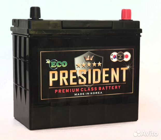 Аккумулятор president 50Ah asia japan korea