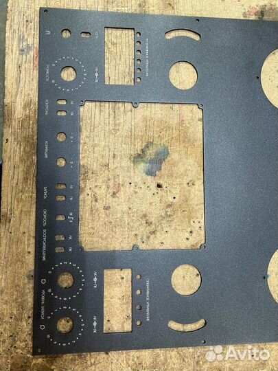 Панель магнитофона Олимп 005 алюминий