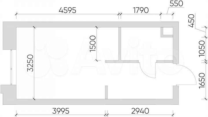 Апартаменты-студия, 22,1 м², 7/21 эт.