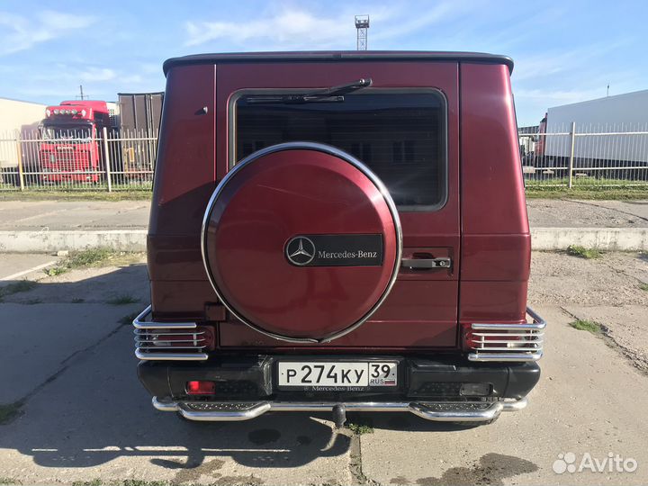 Хром подножка на гелендваген