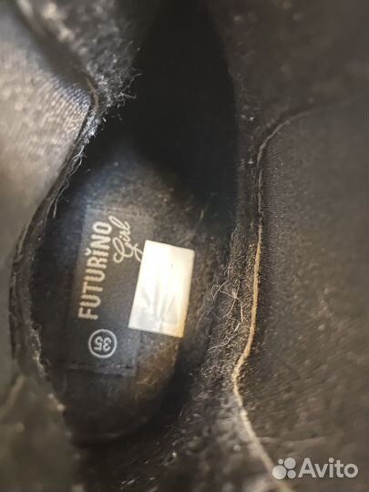 Ботинки демисезонные для девочки 35