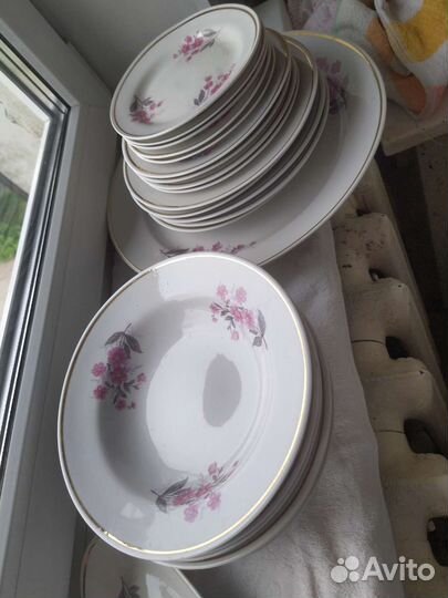 Сервиз столовый Прокопьевский фарфоровый завод