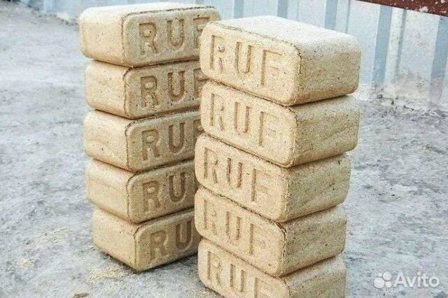 Топливные брикеты RUF березовая пыль