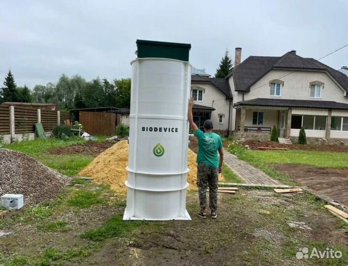 Установка канализации септик под ключ