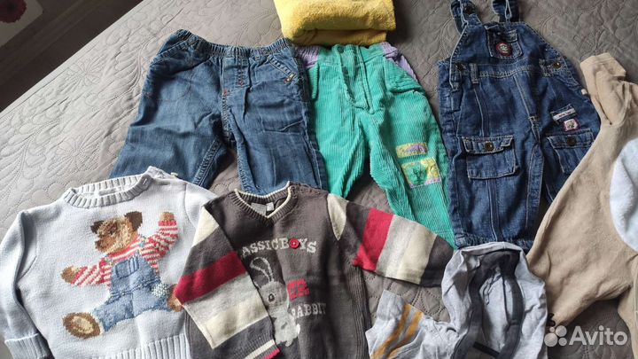 Вещи пакетом на мальчика 62