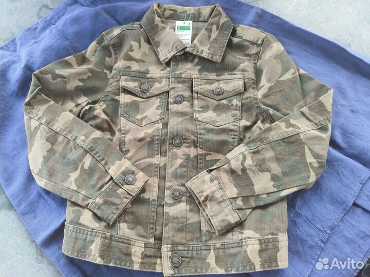Джинсовая куртка на мальчика benetton