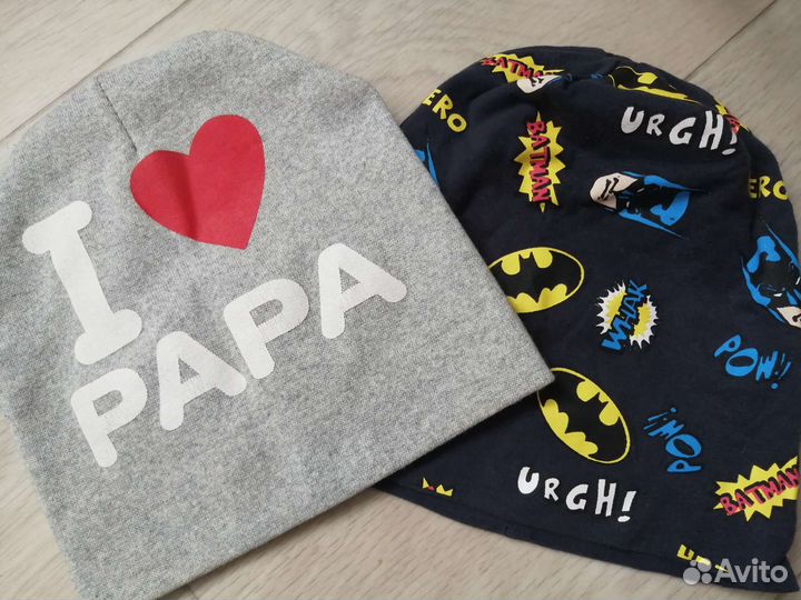 Шапки осень-весна для мальчика