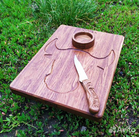 Дубовая доска для стейка