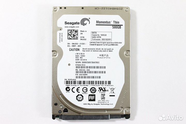 Жесткий диск 2.5 500GB