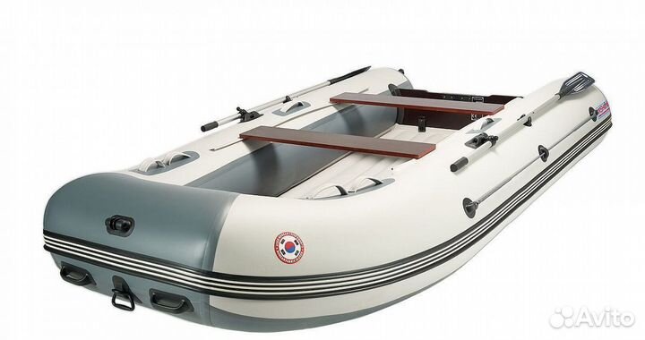 Надувная лодка mishimo lite DF 400 (цвет-серый)