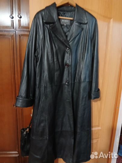 Кожаный плащ женский натуральная кожа