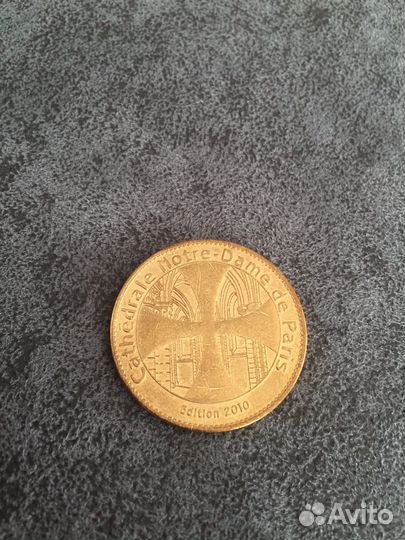 Монета Notre-Dame de Paris 2010